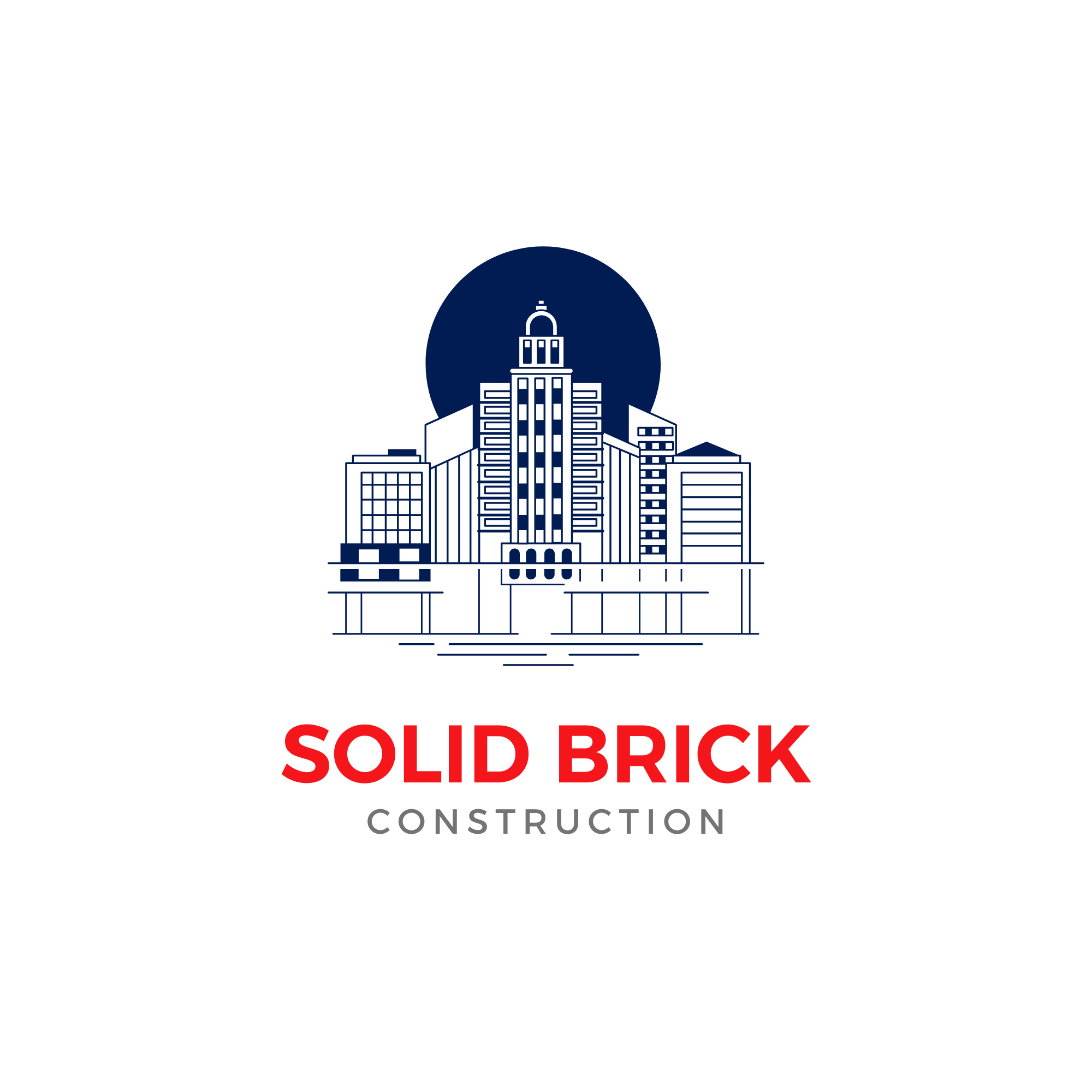 SOLID BRICK CONSTRUCTION logo